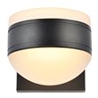 Living District Raine 1-Light Modern Aluminum LED Wall Sconce in Black Finish