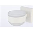 Living District Raine 1-Light Modern Aluminum LED Wall Sconce - White