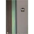 Living District Raine 1-Light Modern Style Aluminum LED Wall Sconce in Black