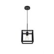 Living District Resolute 1-Light Mid-Century Metal Pendant in Black