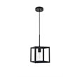 Living District Resolute 1-Light Mid-Century Metal Pendant in Black