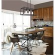 Living District Resolute 3-Light Mid-Century Metal Pendant in Black