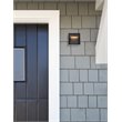Living District Raine 1-Light Aluminum LED Wall Sconce in Black