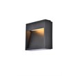 Living District Raine 1-Light Aluminum LED Wall Sconce in Black