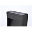 Living District Raine 1-Light Aluminum LED Wall Sconce in Black