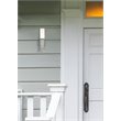 Living District Raine 1-Light Modern Aluminum LED Wall Sconce in Silver