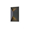Living District Raine 1-Light Modern Style Aluminum LED Wall Sconce - Black