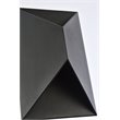 Living District Raine 1-Light Modern Style Aluminum LED Wall Sconce - Black