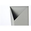 Living District Raine 1-Light Modern Aluminum LED Wall Sconce - Silver