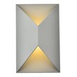 Living District Raine 1-Light Modern Aluminum LED Wall Sconce - Silver