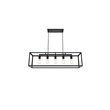 Living District Resolute 5-Light Mid-Century Metal Pendant in Black Finish