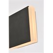 Living District Raine 1-Light Modern Aluminum LED Wall Sconce - Black Finish