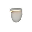 Living District Raine 1-Light Aluminum LED Wall Sconce in Silver