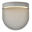Living District Raine 1-Light Aluminum LED Wall Sconce in Silver