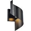 Living District Raine 1-Light Modern Aluminum LED Wall Sconce in Black