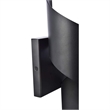 Living District Raine 1-Light Modern Aluminum LED Wall Sconce in Black