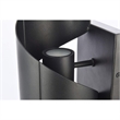 Living District Raine 1-Light Modern Aluminum LED Wall Sconce in Black