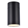 Living District Raine 1-Light Modern Aluminum Outdoor Wall Light - Black