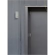 Living District Raine 1-Light Modern Aluminum Outdoor Wall Light - Silver
