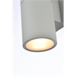 Living District Raine 1-Light Modern Aluminum Outdoor Wall Light - Silver