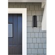 Living District Raine 1-Light Aluminum Outdoor Wall Light - Black