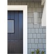 Living District Raine 1-Light Modern Aluminum Outdoor Wall Light in Silver