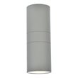 Living District Raine 1-Light Modern Aluminum Outdoor Wall Light in Silver