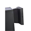 Living District Raine 1-Light Modern Aluminum Outdoor Wall Light in Black