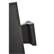 Living District Raine 1-Light Aluminum Outdoor Wall Light in Black Finish
