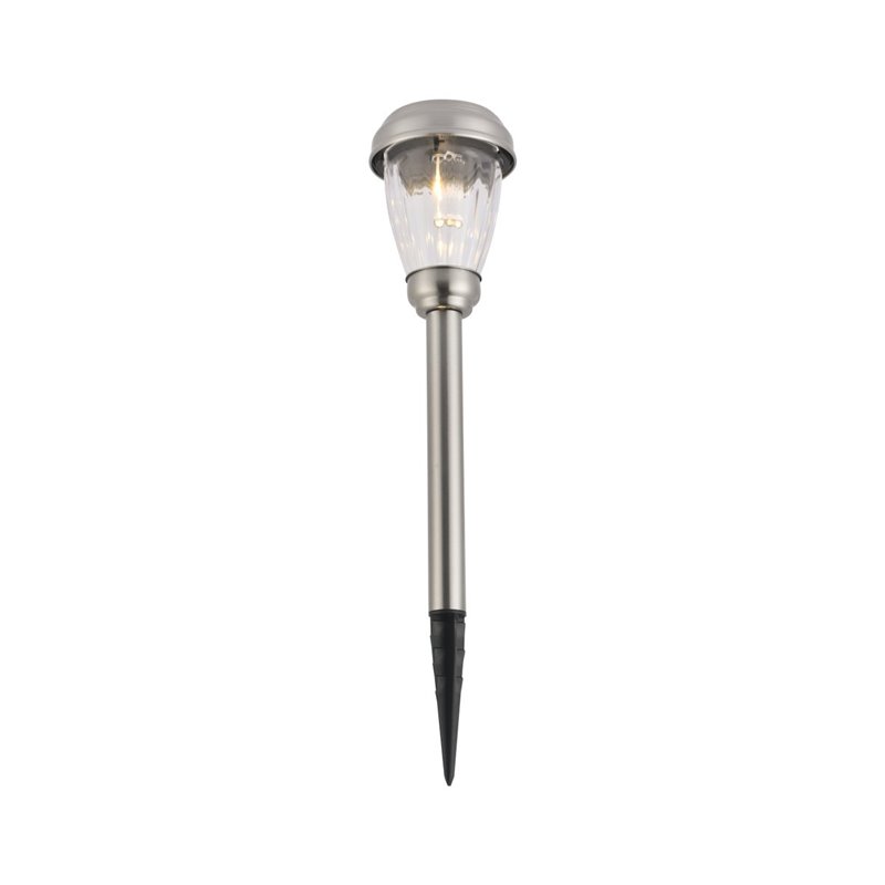 Living District Fae 6-Pack Stainless Steel Outdoor LED Pathway Light in Silver