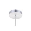Living District Nora 1-Light Modern Aluminum Pendant in White