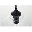 Living District Destry 1-Light Mid-Century Metal Pendant in Black
