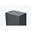 Living District Raine 1-Light Aluminum LED Wall Sconce in Black Finish