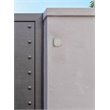 Living District Raine 1-Light Modern Style Aluminum LED Wall Sconce in Silver