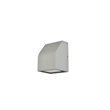 Living District Raine 1-Light Modern Style Aluminum LED Wall Sconce in Silver