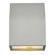 Living District Raine 1-Light Modern Style Aluminum LED Wall Sconce in Silver