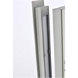Living District Raine 1-Light Modern Aluminum LED Wall Sconce in Silver