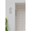 Living District Raine 1-Light Modern Aluminum LED Wall Sconce in Silver