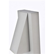 Living District Raine 1-Light Modern Aluminum LED Wall Sconce in Silver