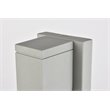 Living District Raine 1-Light Modern Style Aluminum LED Wall Sconce - Silver