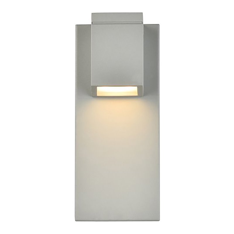 Living District Raine 1-Light Modern Style Aluminum LED Wall Sconce - Silver