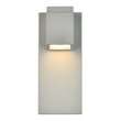 Living District Raine 1-Light Modern Style Aluminum LED Wall Sconce - Silver