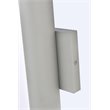 Living District Raine 1-Light Modern Aluminum LED Wall Sconce in Silver Finish