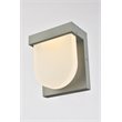Living District Raine 1-Light Aluminum LED Wall Sconce - Silver Finish