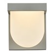 Living District Raine 1-Light Aluminum LED Wall Sconce - Silver Finish