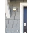 Living District Raine 1-Light Aluminum LED Wall Sconce in Silver Finish