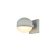 Living District Raine 1-Light Aluminum LED Wall Sconce in Silver Finish