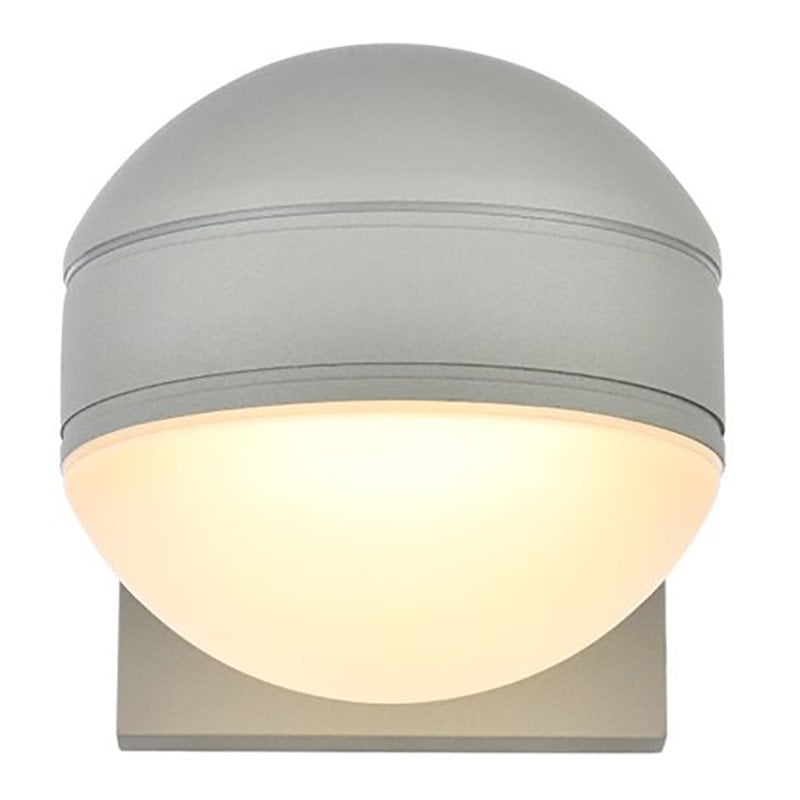 Living District Raine 1-Light Aluminum LED Wall Sconce in Silver Finish