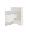 Living District Raine 1-Light Modern Aluminum LED Wall Sconce in White