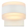 Living District Raine 1-Light Modern Aluminum LED Wall Sconce in White